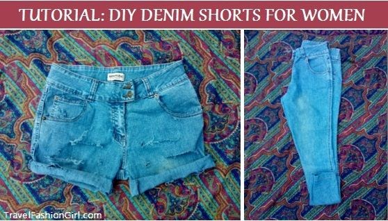 How to Upcycle Jeans into Bermuda Shorts DIY