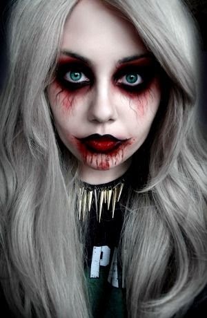 gothic halloween makeup