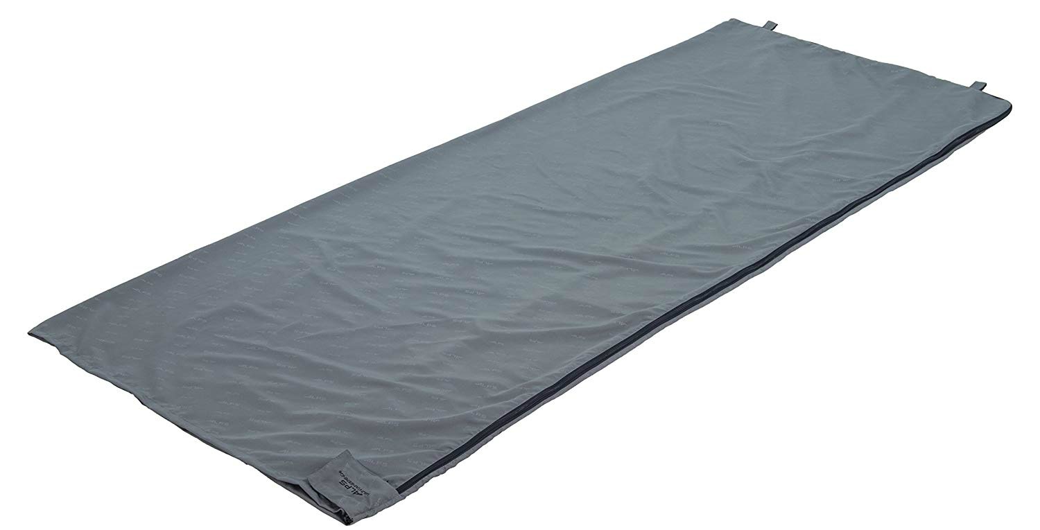 LINGJUN Durable and Super Soft Travel Sheet/Sleep Sack/Sleeping Bag Liner with Pillow Pockets for Camping Bed Bag