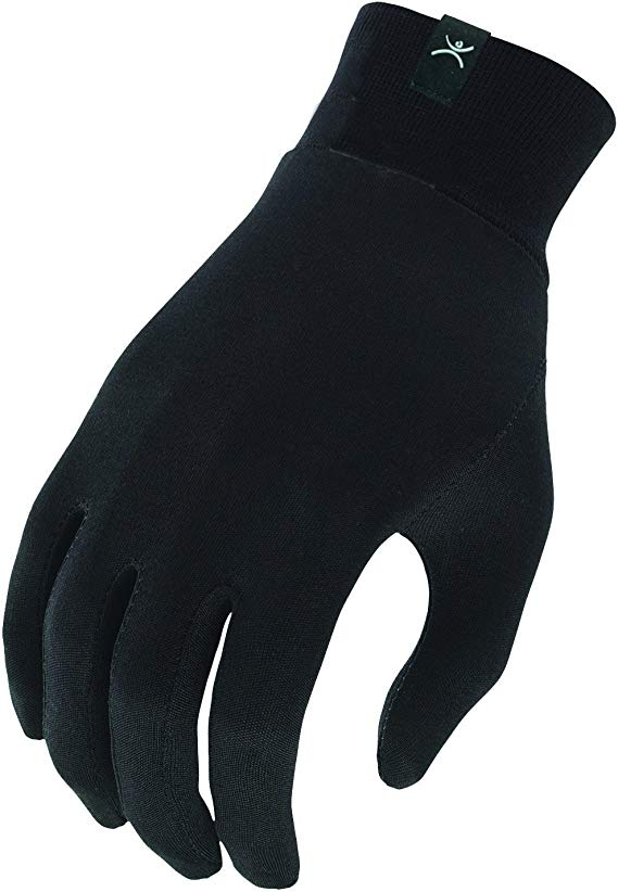 Hands Warm in Cold Weather for Cycling and Running Large,Black Winter Gloves for Women Touch Screen Fingers and Thermal Fleece with Insulated Cotton