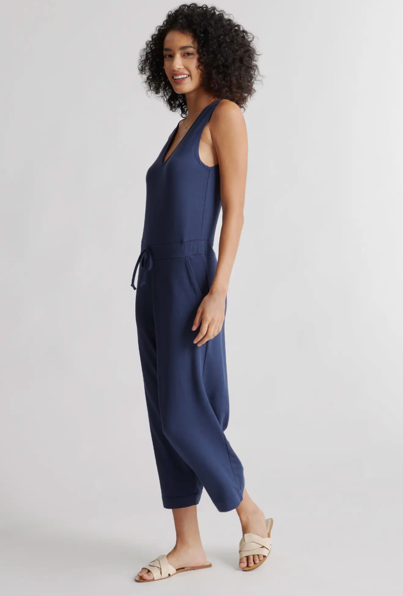 Beachside Love - Ankle Length Strappy Jumpsuit for Women