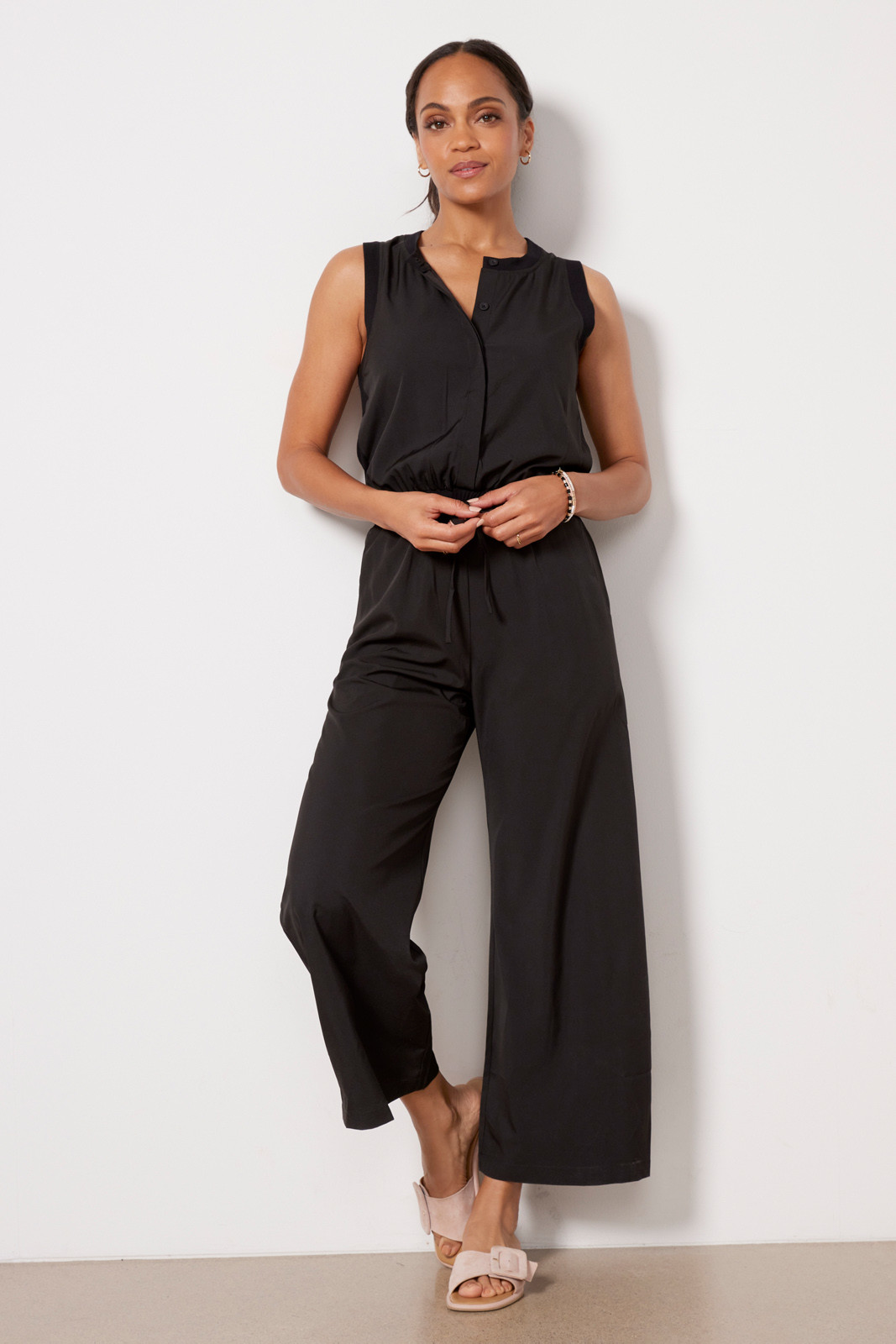 Women's Casual Summer Overalls Jumpsuit Romper With Pockets - Adjustable, Loose Fit, Plus Size Available