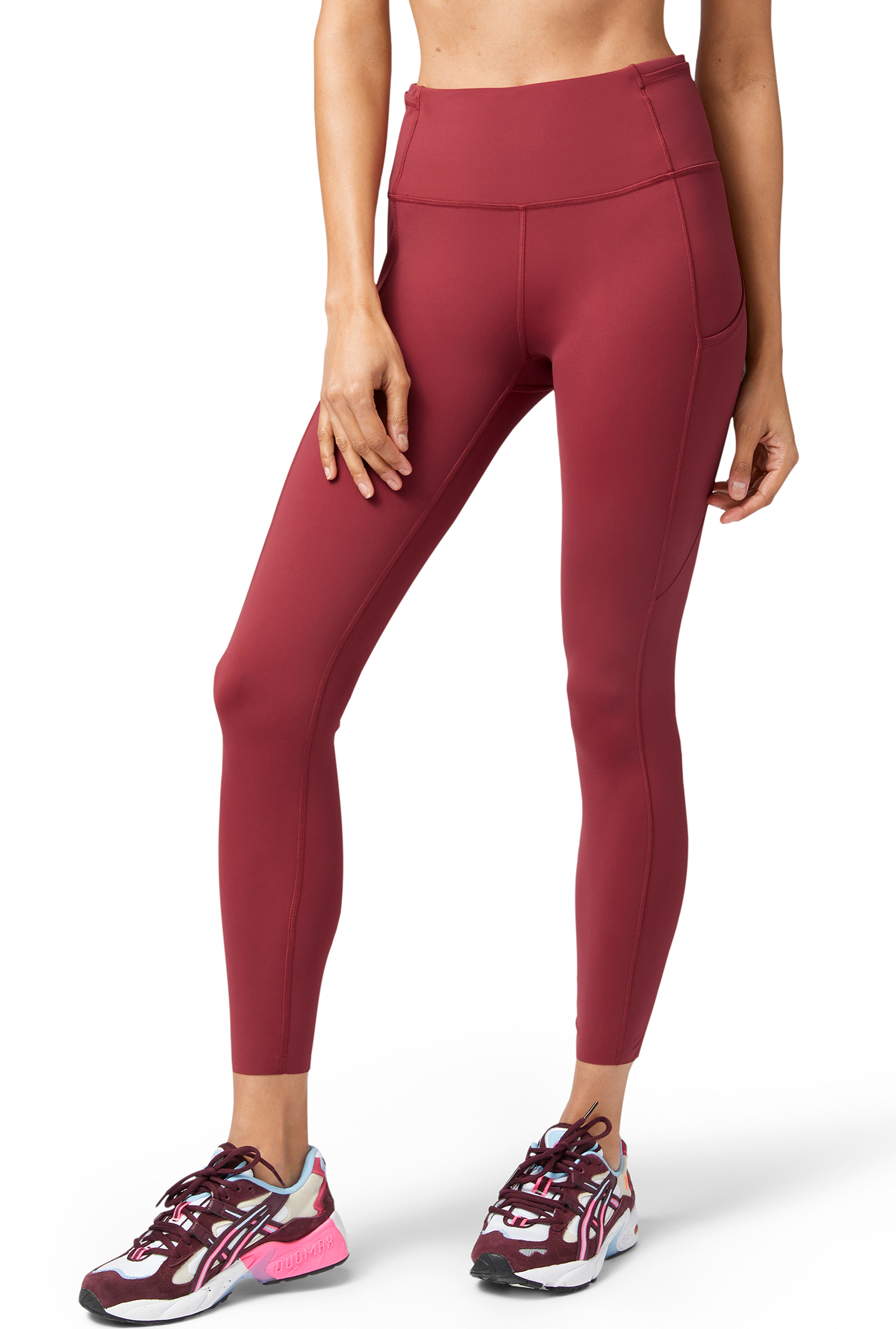 Shop Generic Push Up Buttlift Leggings Women Mesh Sport Gym Tight Female  High Waist Running Yoga Pants Sportwear(#Red) Online