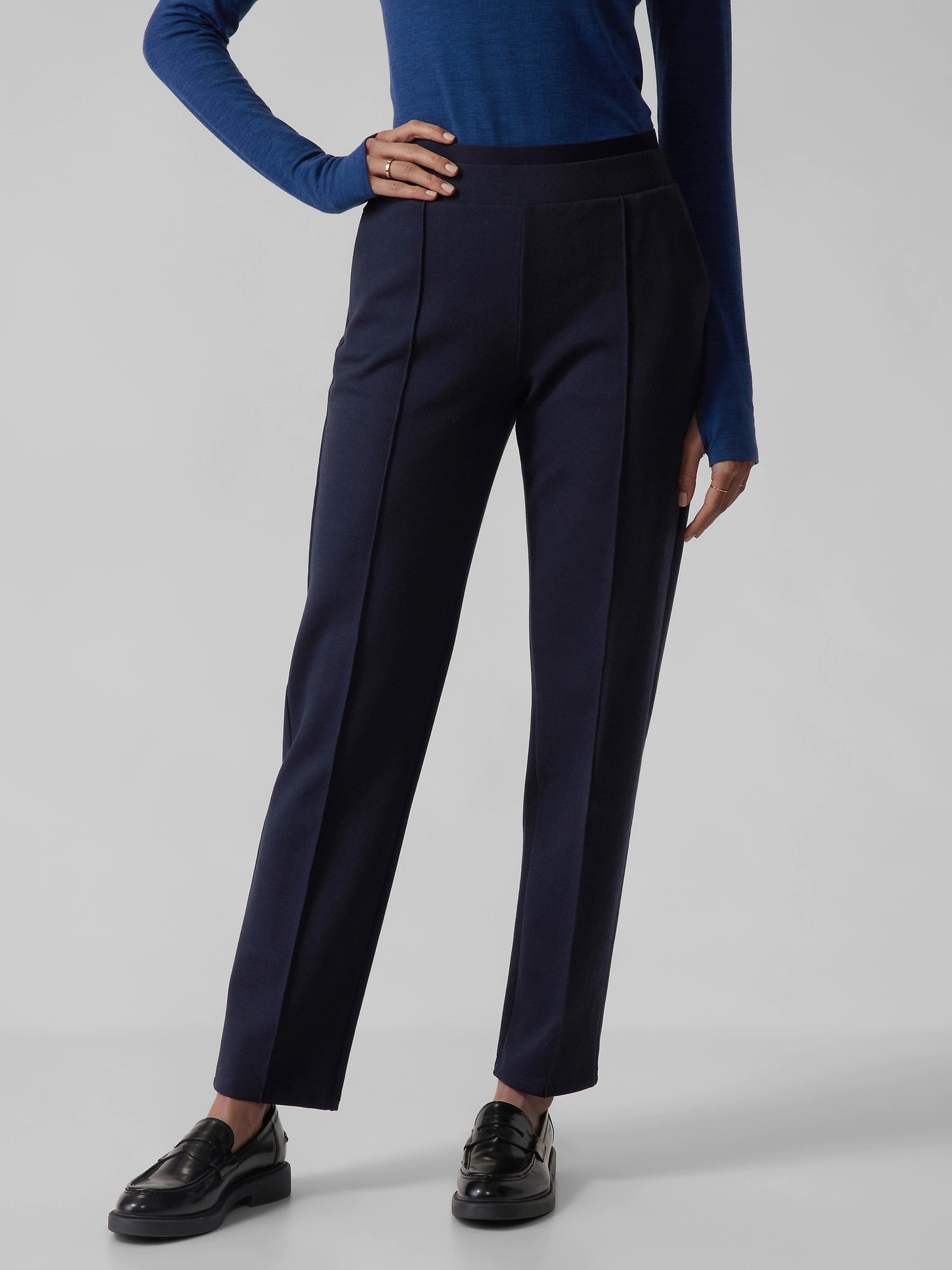 Lee Indigo Lee Ponte Knit Pants Lee Riders Straight Leg W36ls08