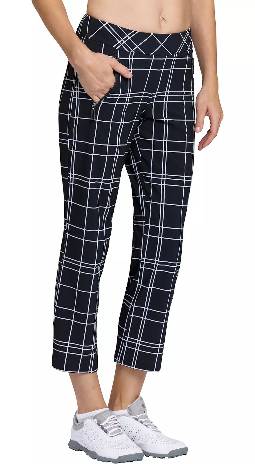 patterned golf pants