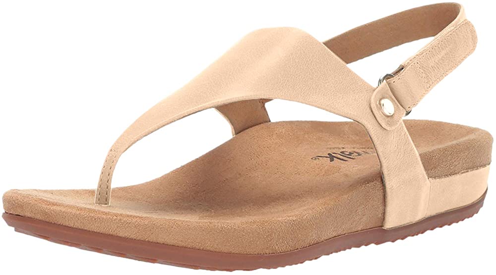 flat nude sandals