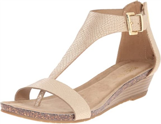 flat nude sandals