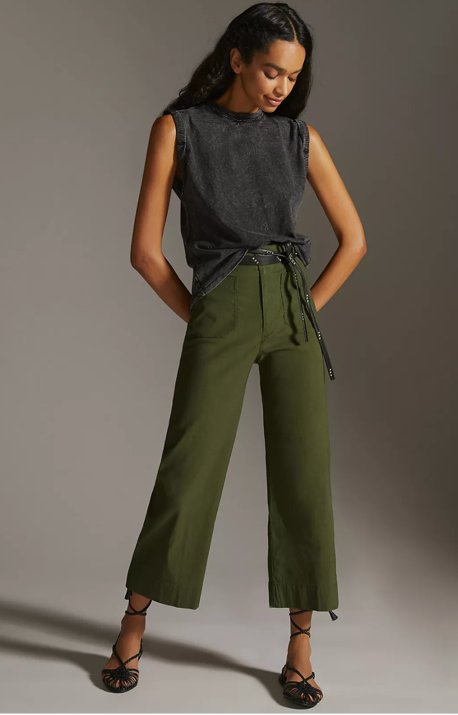 Solid Cami Top & Wide Leg Pants  European style outfits, Europe outfits,  European outfits