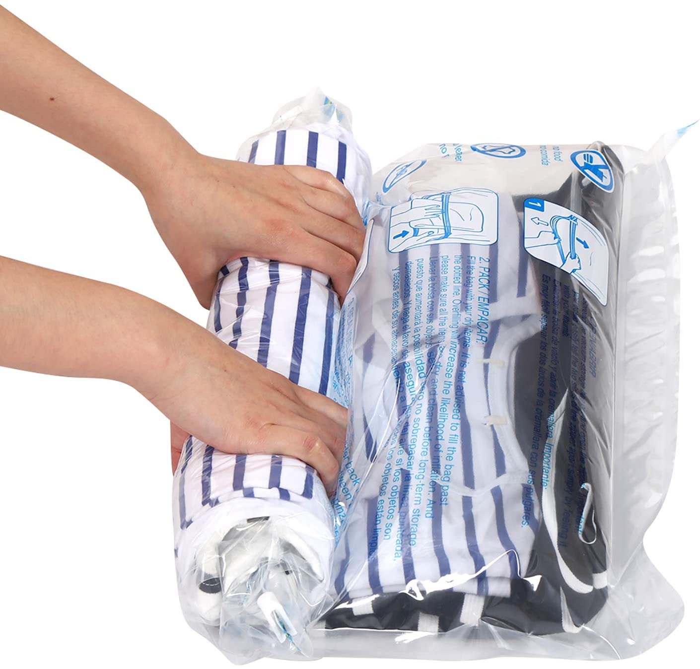 Vacuum Bags Travel Storage Resealable Storage Bag Compression Bag Reusable  Quilts Clothes Saving Space Organizer Clothes