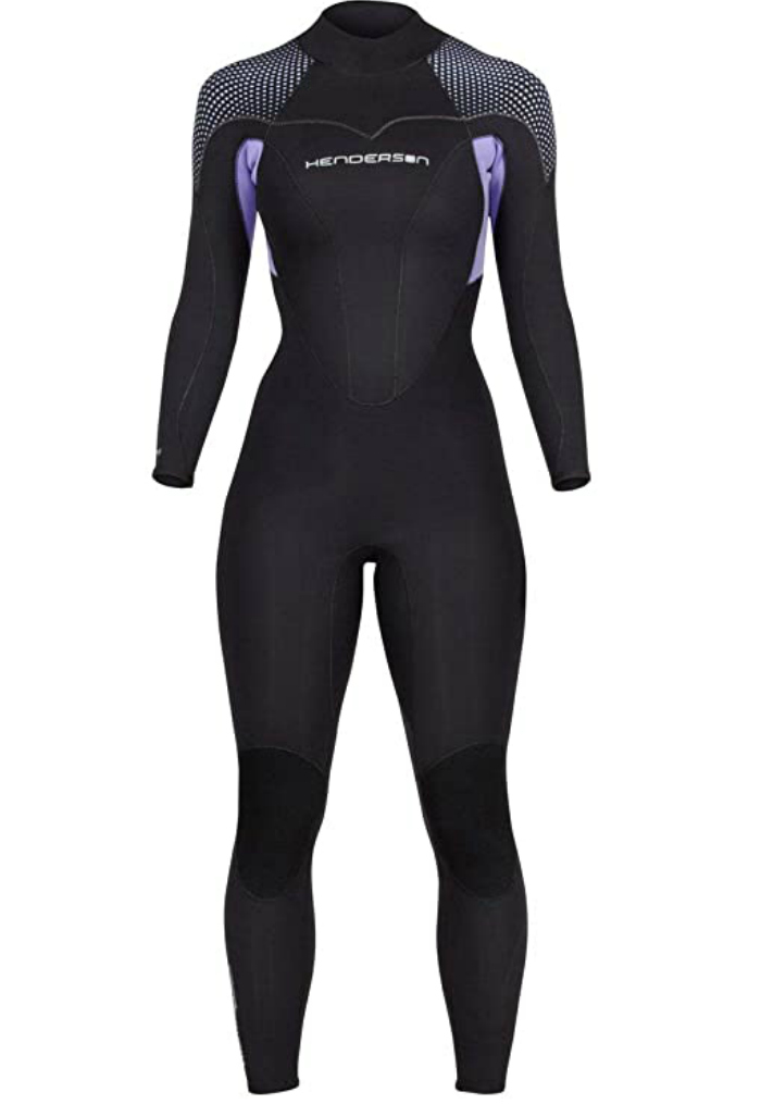 SWARM Ladies size 20 Full wetsuit women chest size 48" All Black Typhoon 2.5/3mm 