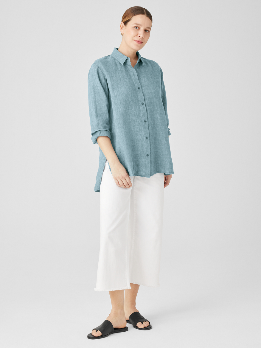 Linen Shirt for Women, Linen Top Long Sleeve, Formal Shirts for