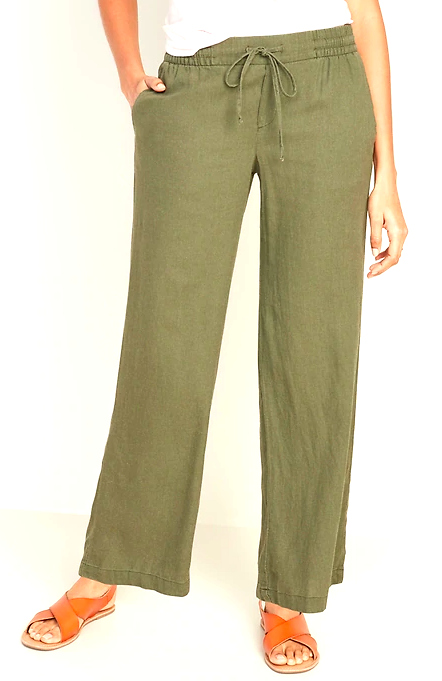 Charter Club Petite Linen Drawstring Pants, Created for Macy's