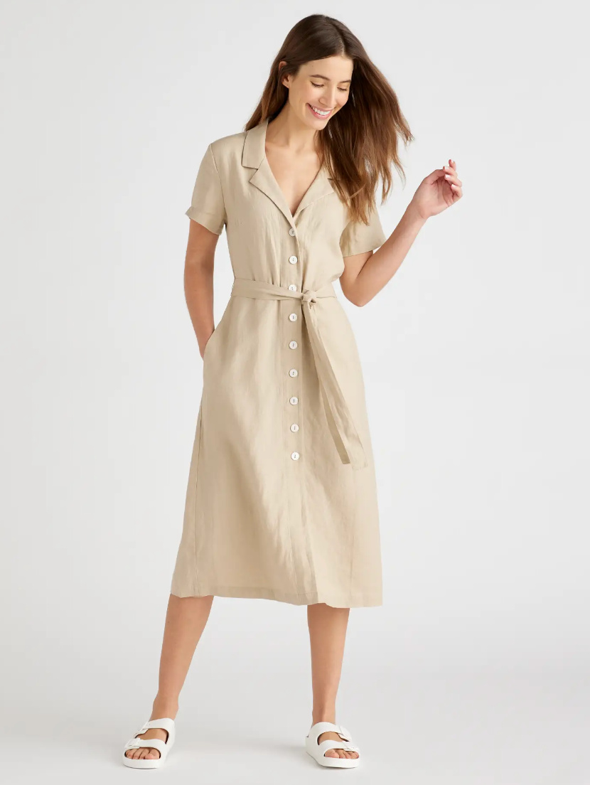 Shop elegant linen dress New Arrivals