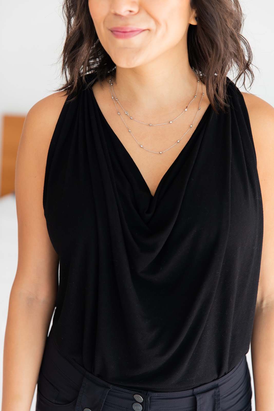 Michael Stars Drape Neck Jersey Top, $72, Nordstrom