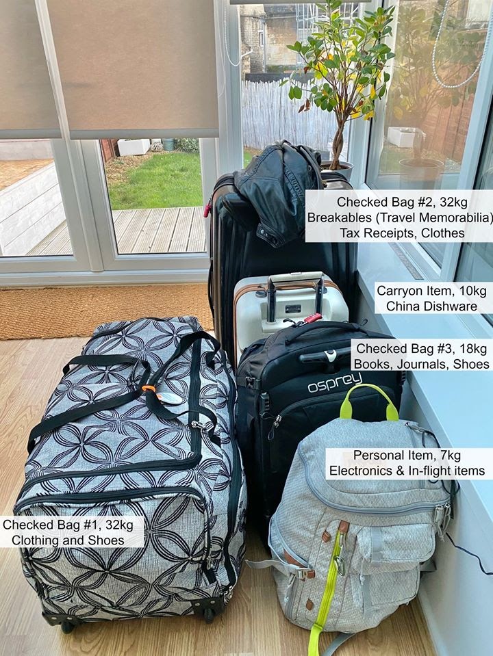 luggage for moving overseas