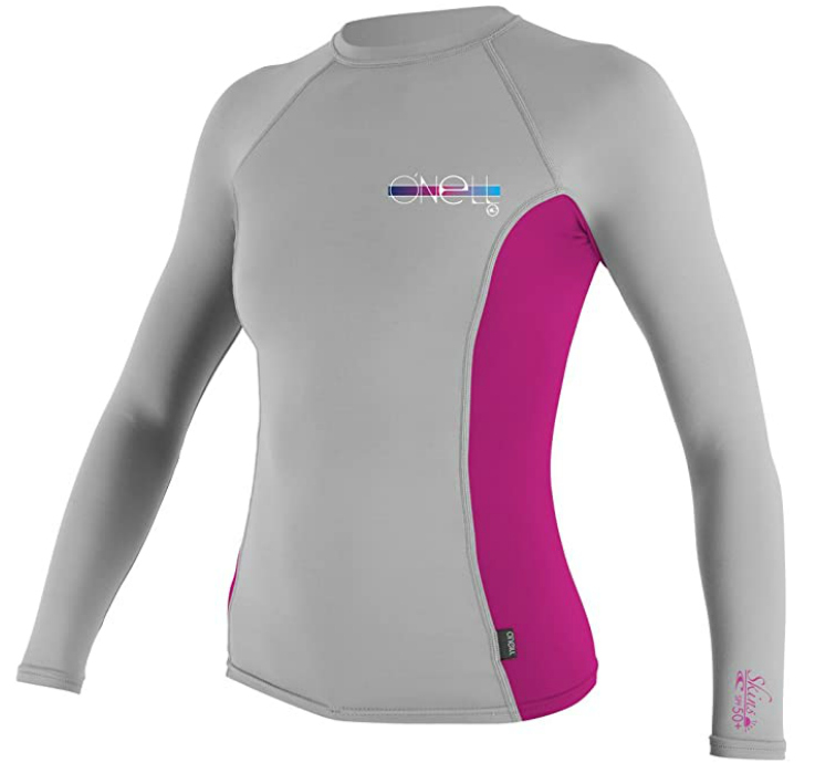 Surf SUP Wetsuit Guard Osprey Womens Rash Vest Zola Coral Short Sleeve SPF 50 