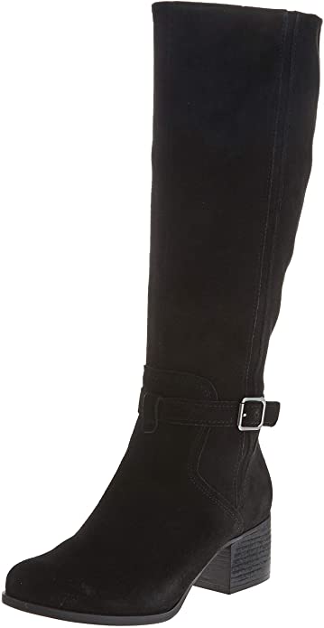 Buy > women black knee high boots > in stock