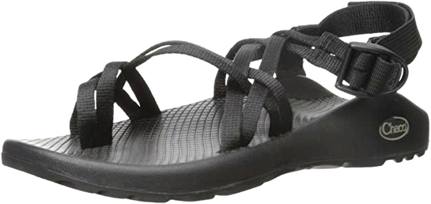 black hiking sandals