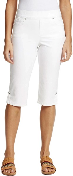 SATINIOR Womens 10 Inseam Bermuda Shorts Ease in to Pull on City Shorts Comfort Modern Fit Urban Shorts with 2 Side Pockets