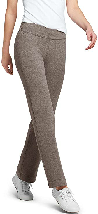 Lands' End Women's Tall Starfish Mid Rise Straight Leg Elastic Waist Pull  On Pants - Macy's in 2023