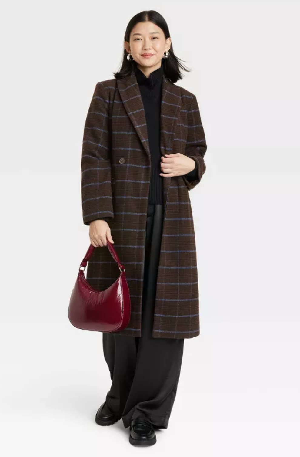 Winter Coat for Women, Merino Wool Coat, Swing Coat, Maxi Coat