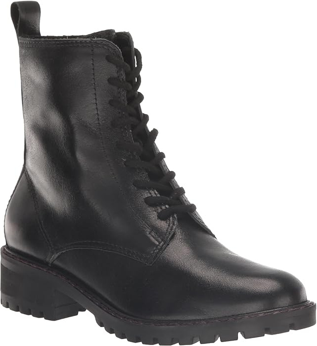 Vionic Women's Lani Water Resistant Lace Up Combat Boot in Black, 5 US :  : Clothing, Shoes & Accessories