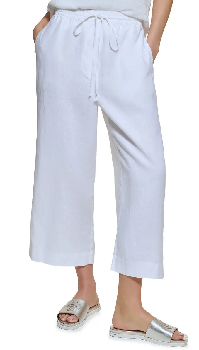 white-linen-pants-women