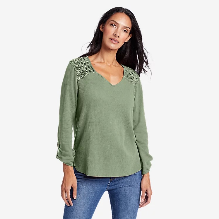 Eddie Bauer Womens Uspf Shirts in Clothing average savings of 46% at Sierra