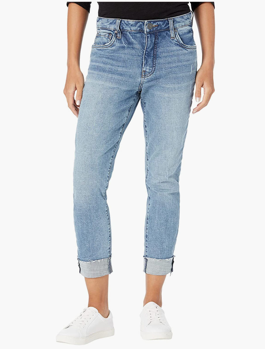 MIF Comfort Woman Ankle Length Denim Jeans at Rs 550/set in Delhi