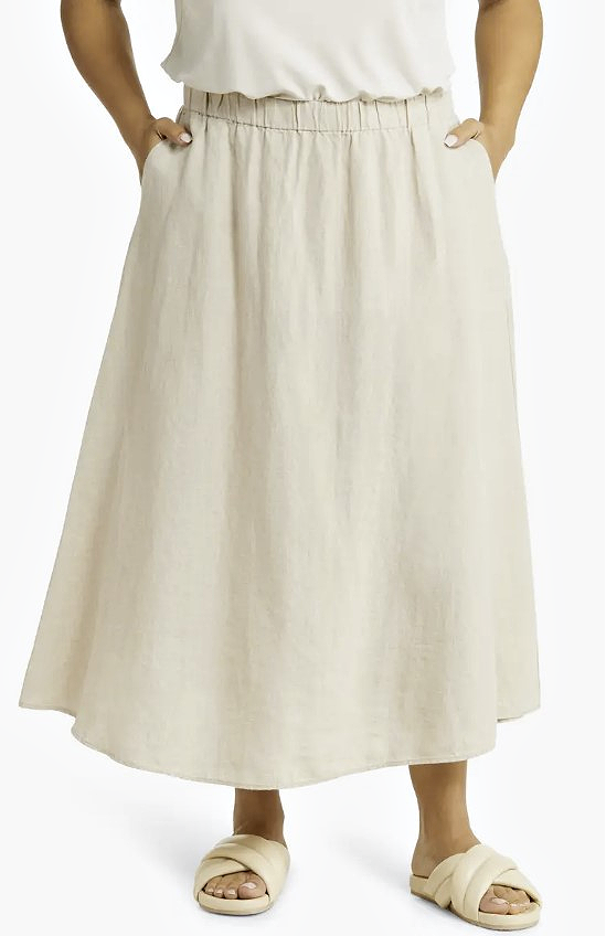womens-linen-skirt
