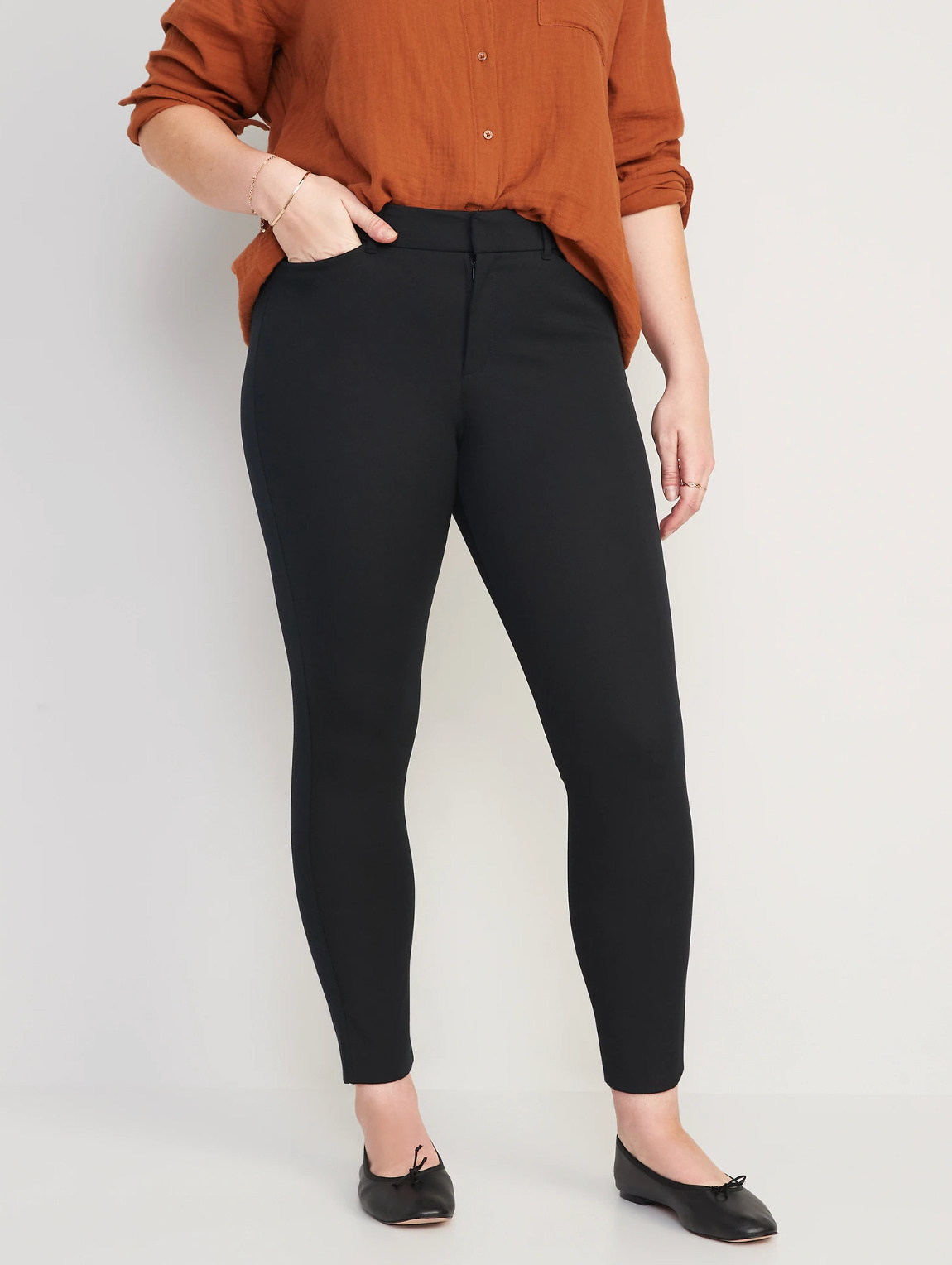 Betabrand Dress Pants Straight Leg Black XS - $28 - From Suzy