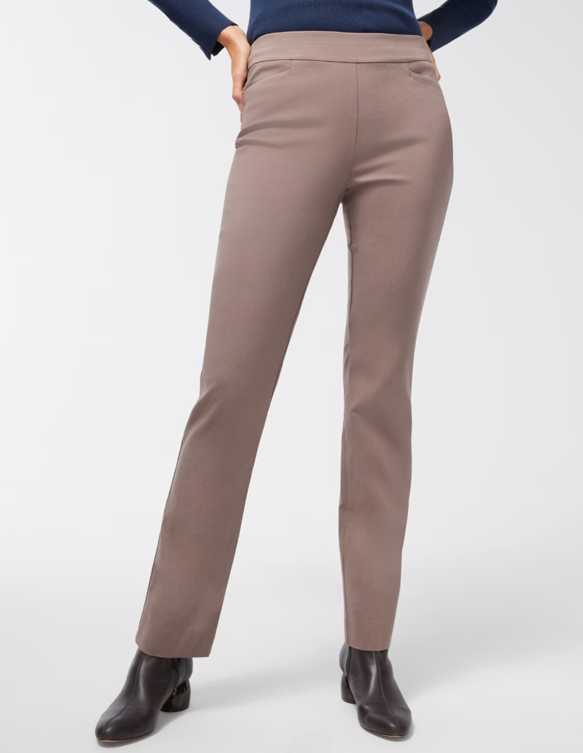 Buy Navy Essential Comfort Formal Trousers Online | Fablestreet