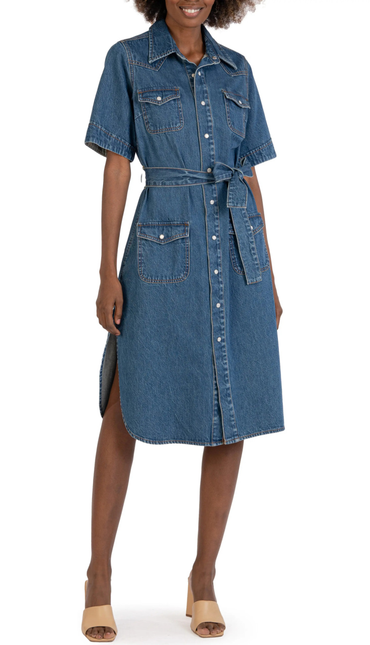 how-to-wear-a-shirt-dress