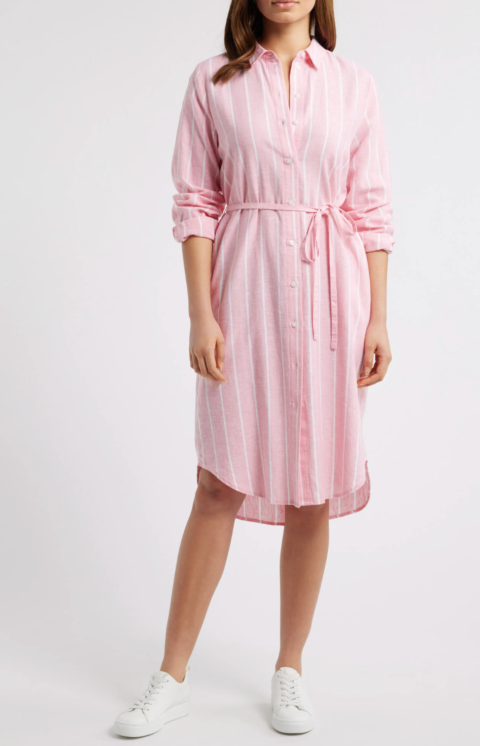 how-to-wear-a-shirt-dress