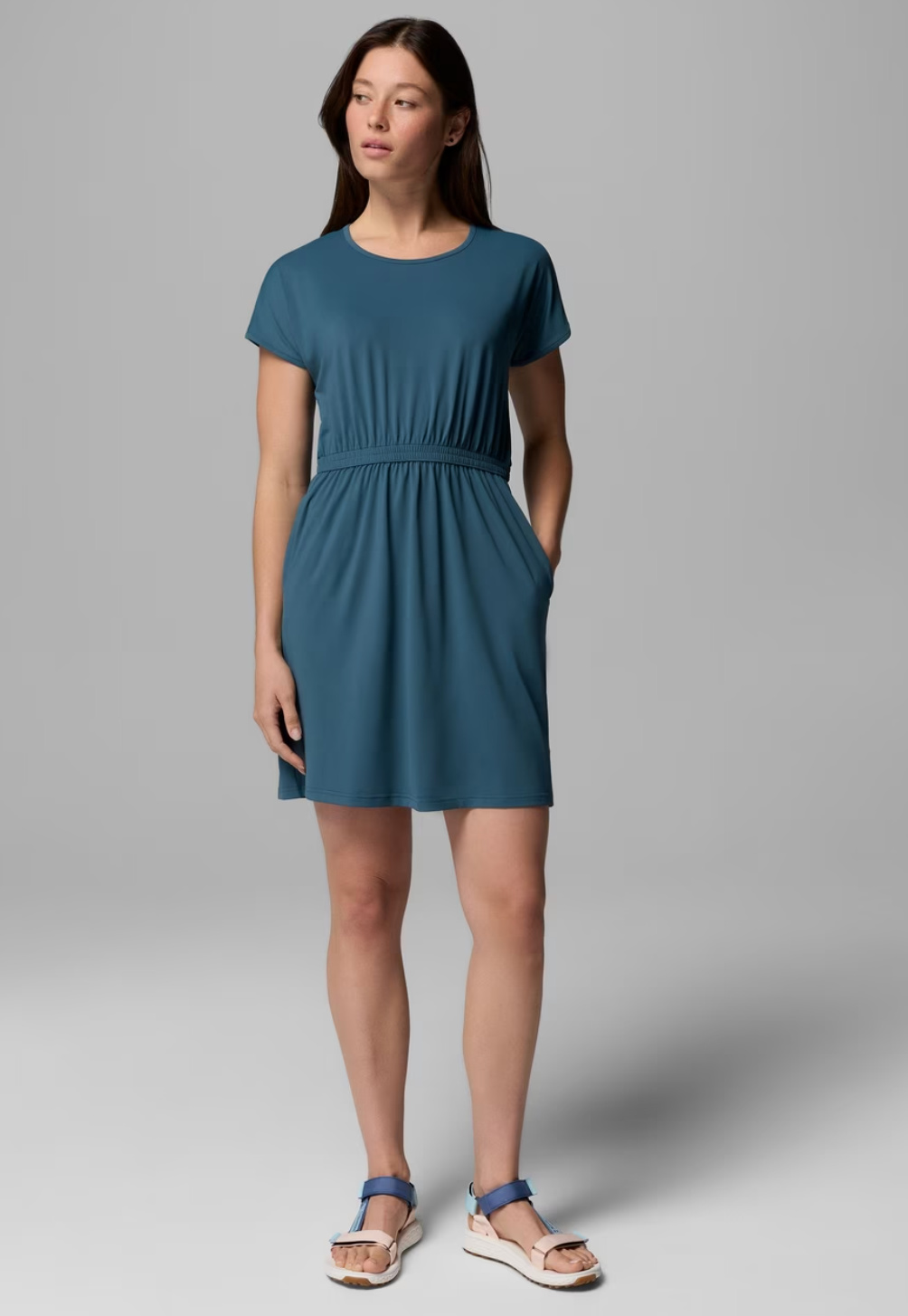 sachin and babi light blue dress WAL G PETITE MELODY ONE SHOULDER MIDI - Cocktail dress / Party dress -  forest green/green