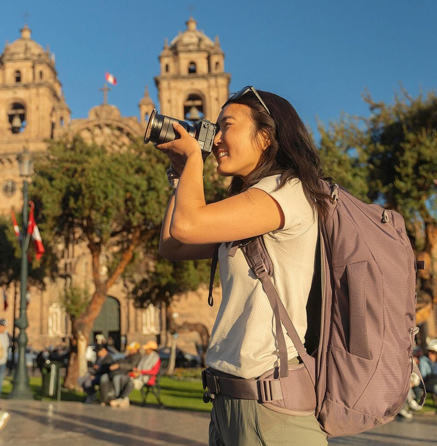 backpack europe travel packages Backpack: Through the Back Door Bag Black length side zipper opens to reveal a 14 x 20 compartment (perfect for a jacket) 13 BEST Backpacks For Traveling